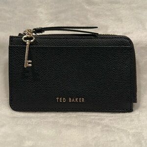 Ted Baker London Lucky Black Leather Wallet